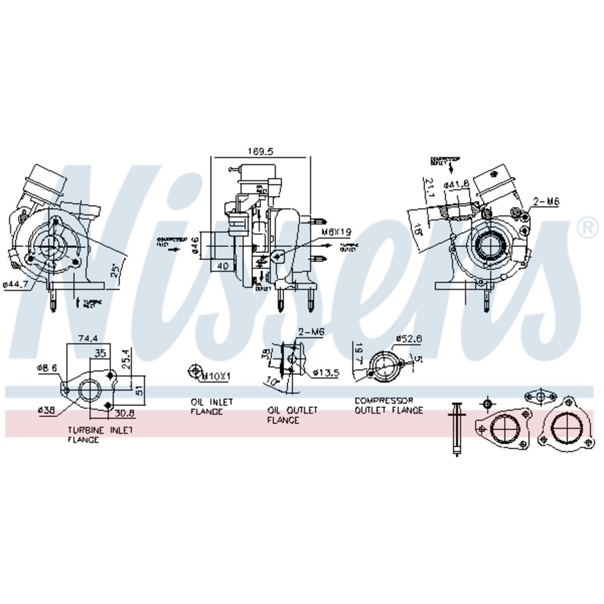 Turboahdin NISSENS 93419