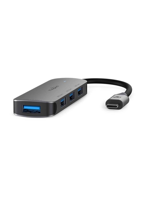 Nedis USB-keskitin | 1x USB-CTM | 4x USB A Female | 4-Porttinen port(s) | USB 3.2 Gen 1 | USB Virta | 5 Gbps