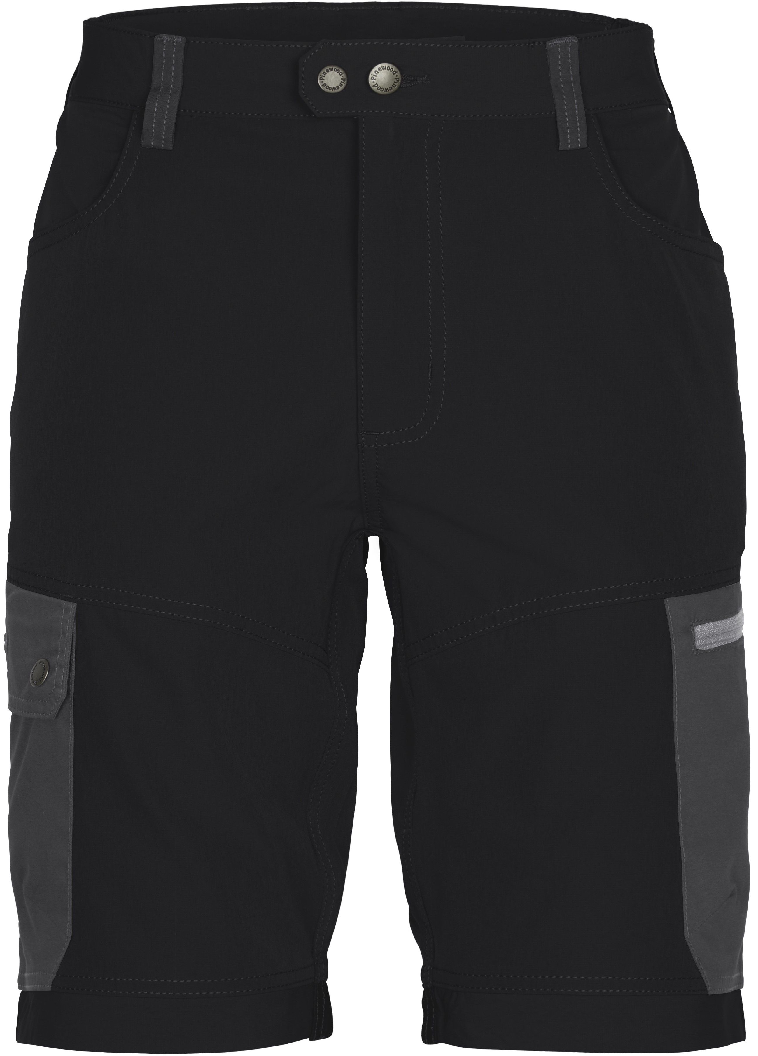 Pinewood Finnveden Trail Hybrid Shorts Black/Dark Anthracite - C50