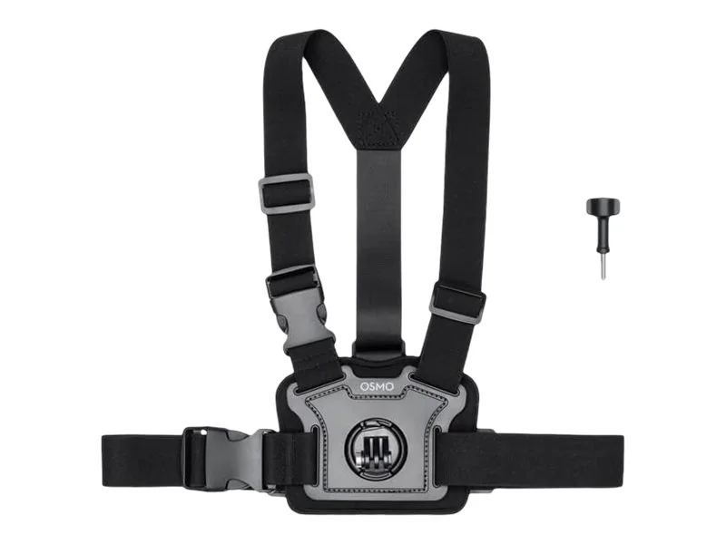 DJI Osmo Action Chest Strap Mount, Kameran kiinnitys, 216 g, Musta