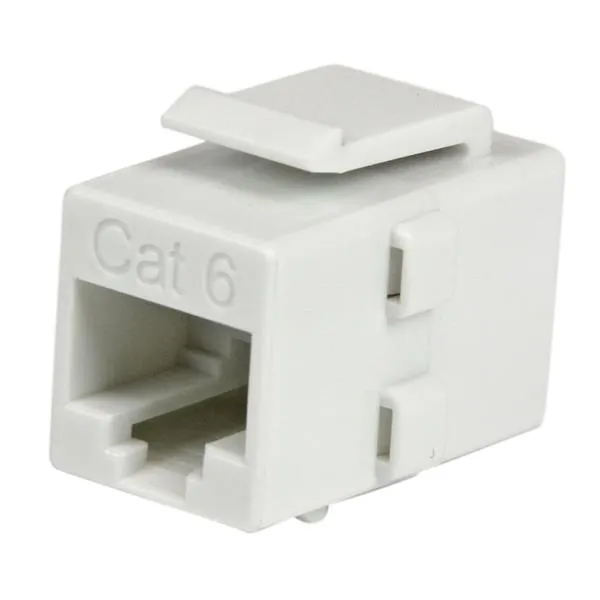 STARTECH Category 6 RJ-45 Keystone Jack - Verkkoliitin, valkoinen