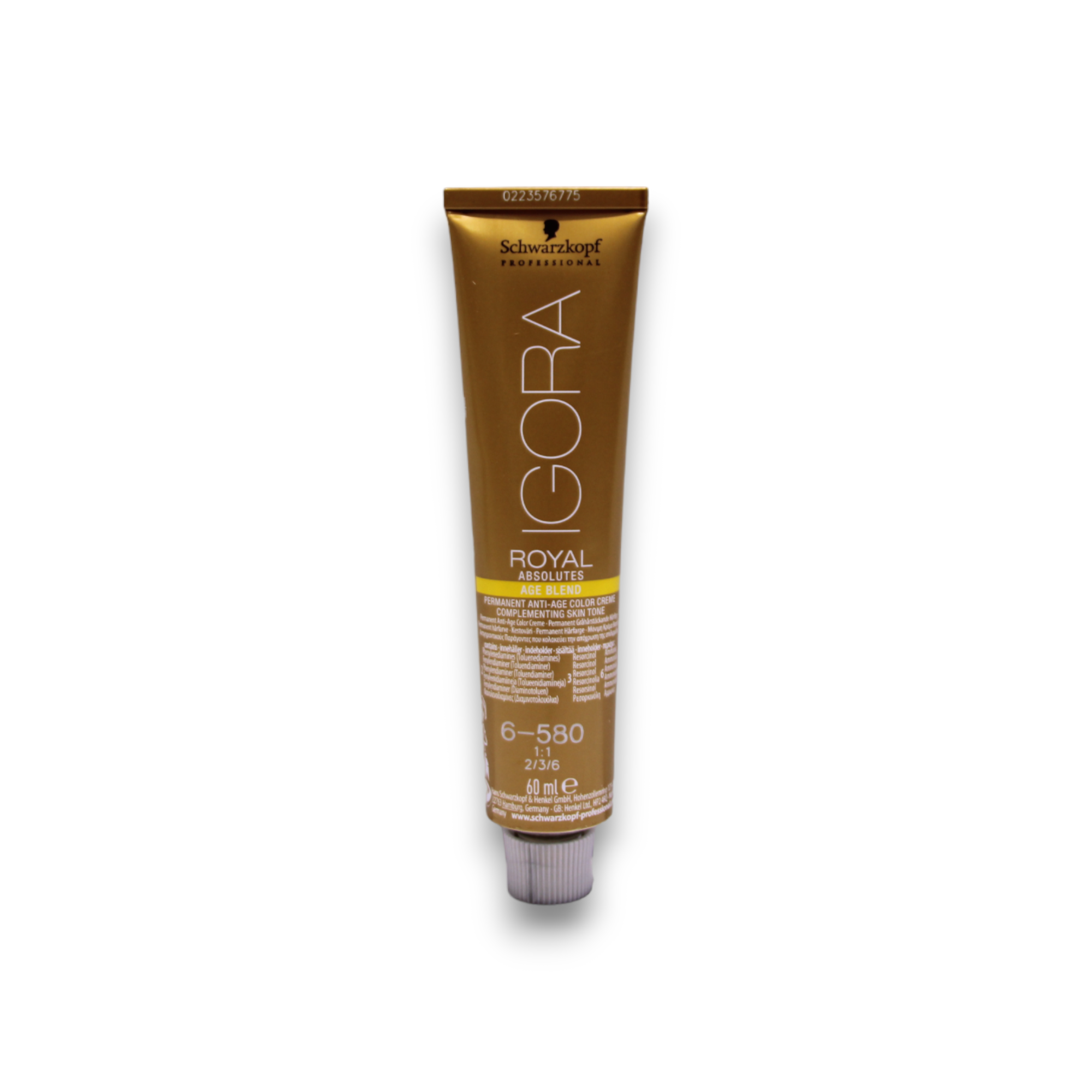 Schwarzkopf Professional Igora Royal pysyvä hiusväri 6-580 Golden Red Chestnut 60 ml
