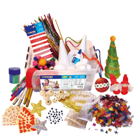 Askartelulaatikko joulu 3000 osaa Playbox
