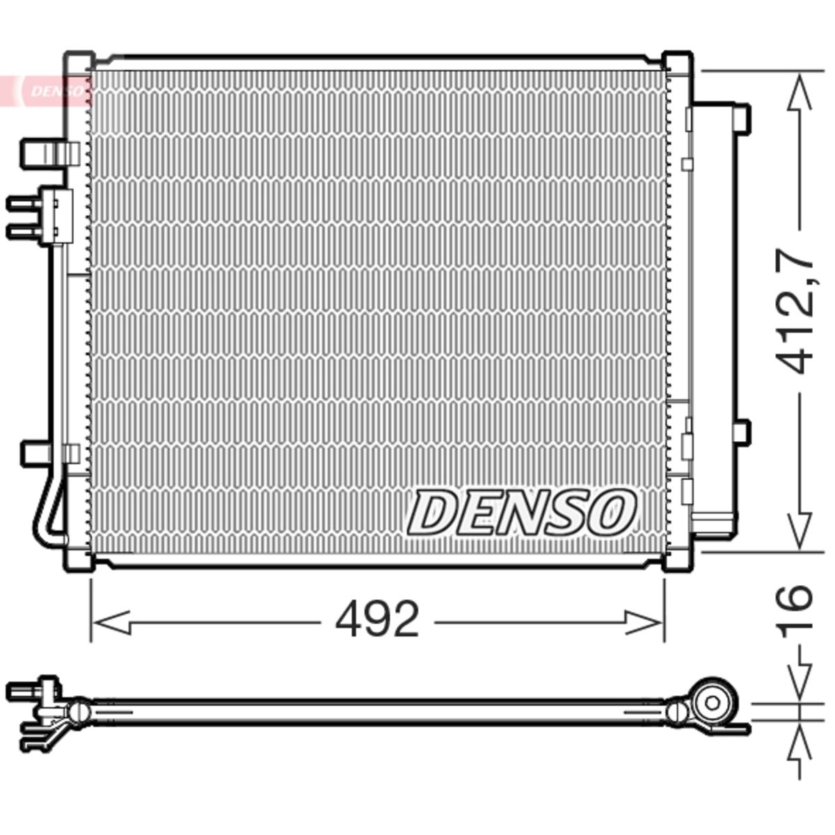 Lauhdutin, ilmastointilaite DENSO DCN43015