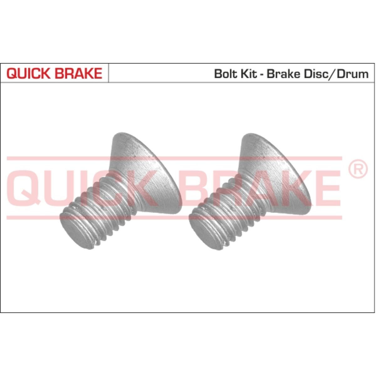 Ruuvi, jarrulevy QUICK BRAKE 11669K
