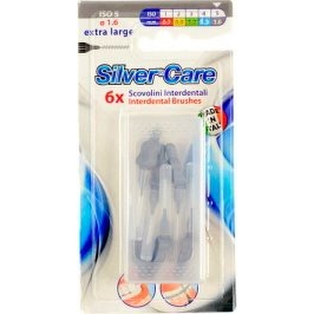 Silver Care Ekstra suuri hammasväliharja 6 kpl