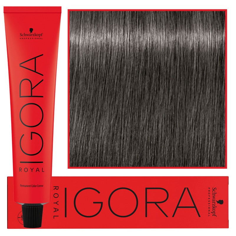 Schwarzkopf Professional Igora Royal pysyvä hiusväri 60 ml 6-12 | Tumma tuhkanvaalea tuhka