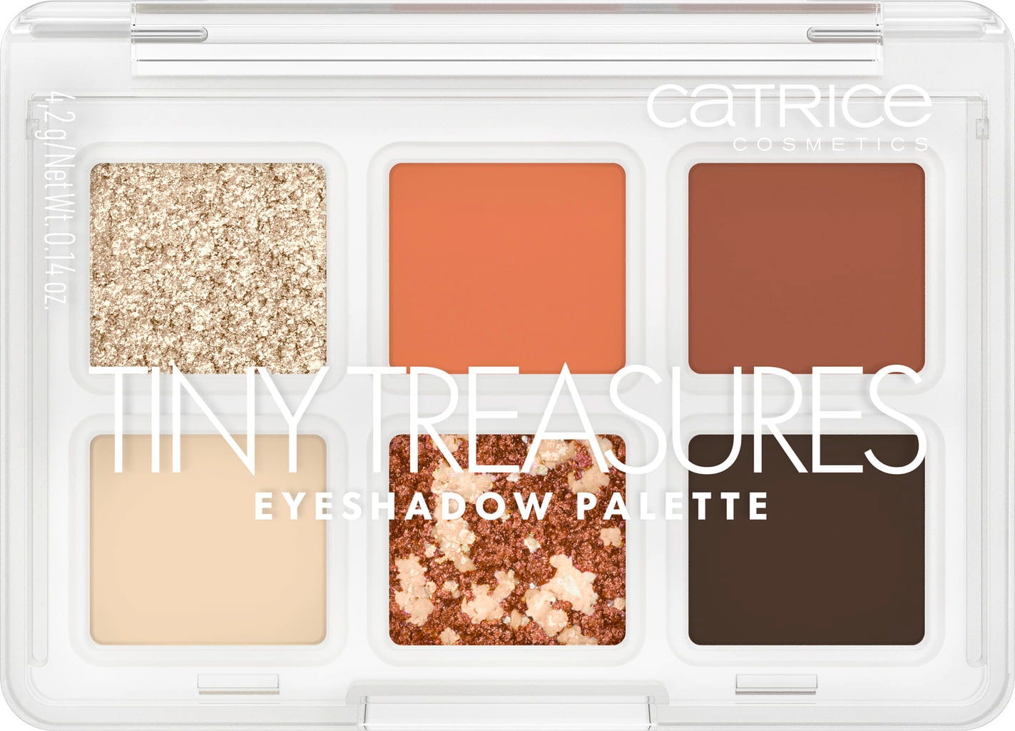 Catrice Tiny Treasures luomiväripalettiväri 030 Heat It 4,2g ylöspäin