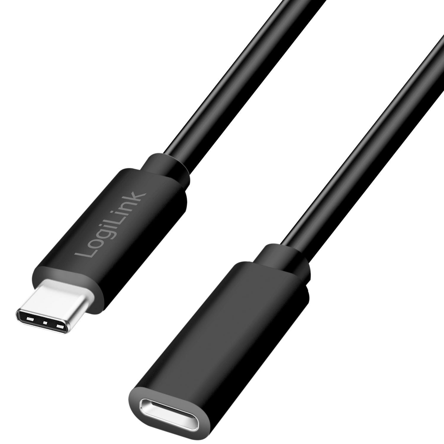 USB-C-jatkokaapeli 60W 3m musta