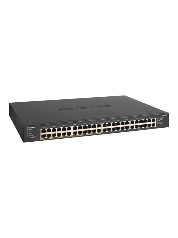 Netgear Gs348pp 48-port Gigabit Ethernet Unmanaged 24xpoe+ 380w