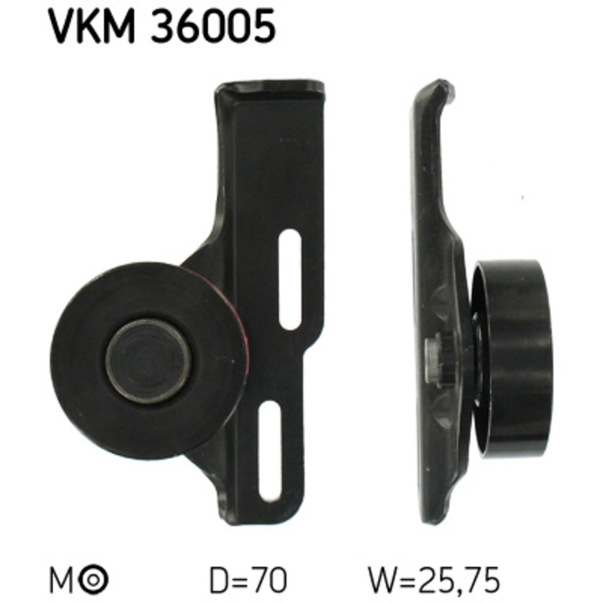 Kiristysrulla, moniurahihna SKF VKM 36005