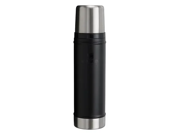 Stanley 10-11345-044, 0,6 L, Musta, Ruostumaton teräs, 18 h, 20 h, Telttailu, Matkailu, Päivittäinen käyttö