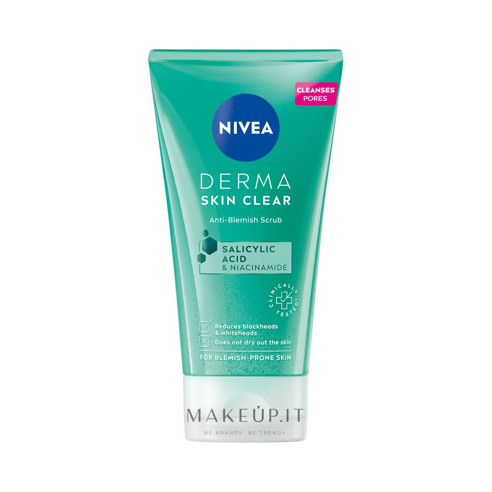 Derma Skin Scrub -kuorinta epäpuhtauksien torjuntaan - läpinäkyvä - 150ml