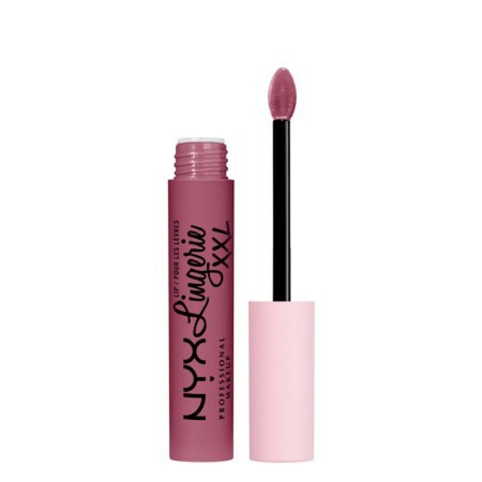 NYX Professional Makeup Lingerie XXL nestemäinen huulipuna mattapintaisella värillä 16 - Unlaced 4 ml