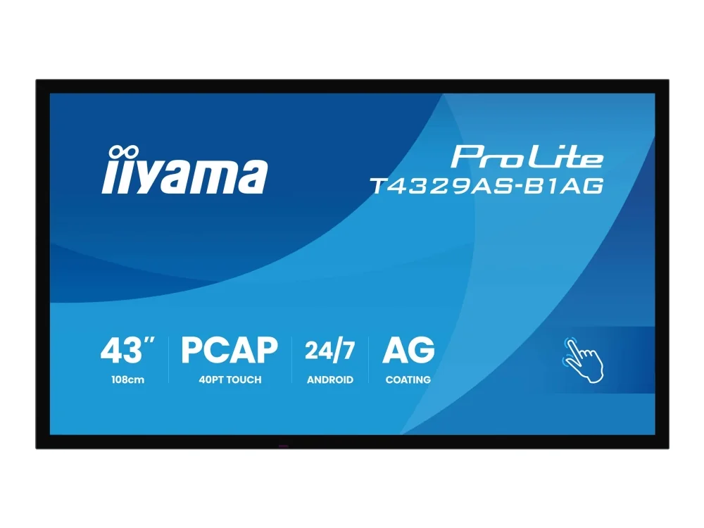 IIYAMA 108cm (42.5) T4329AS-B1AG 16:9 M-Touch 2xHDMI+UBS-C (16:9 M-Touch 2xHDMI + UBS-C)