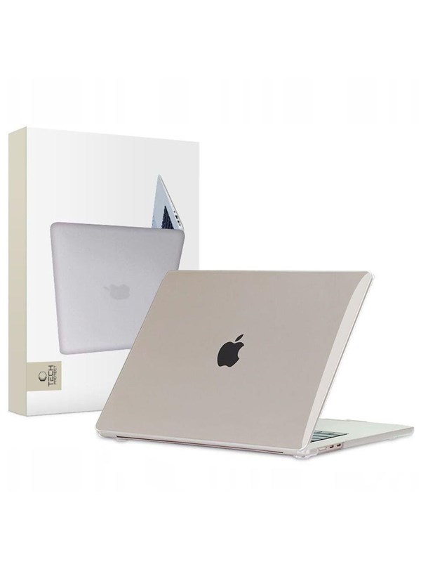 Tech-Protect-skal Smartshell för Apple MacBook Air 15 2023 Crystal Clear