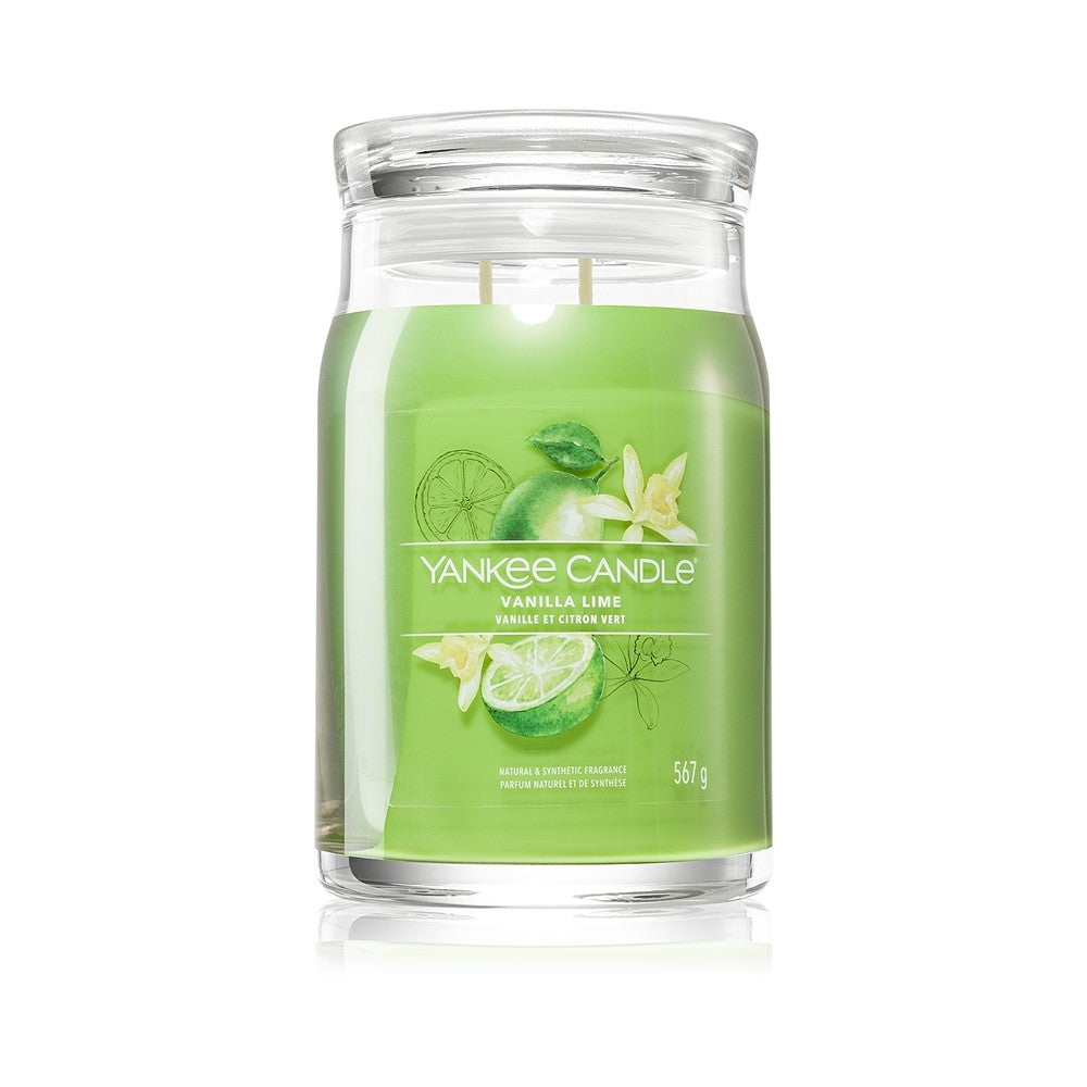 Yankee Candle Vanilla Lime kynttilä Signature (vanilja limetillä) - 567,0 g
