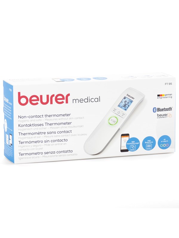 Beurer - FT 95 Contactless Thermometer with Bluetooth - 5 Years Warranty