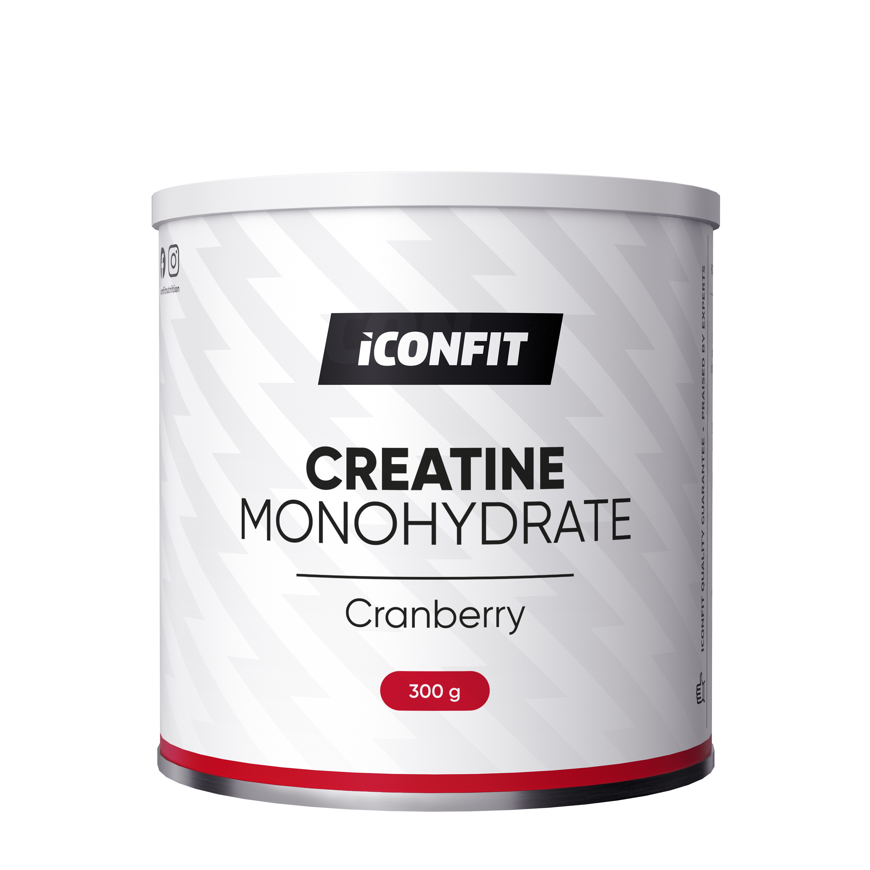 Iconfit Micronised Creatine Monohydrate Cranberry 300g