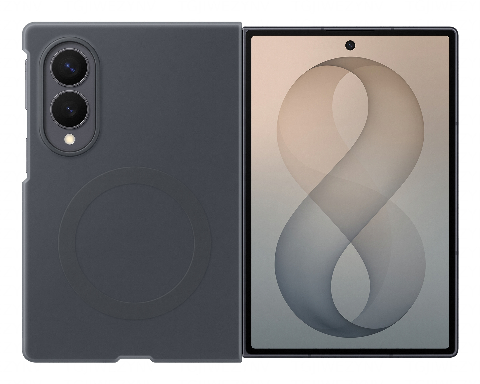 Samsung Galaxy Z Fold8 Silicone Magnet Case - Graphite