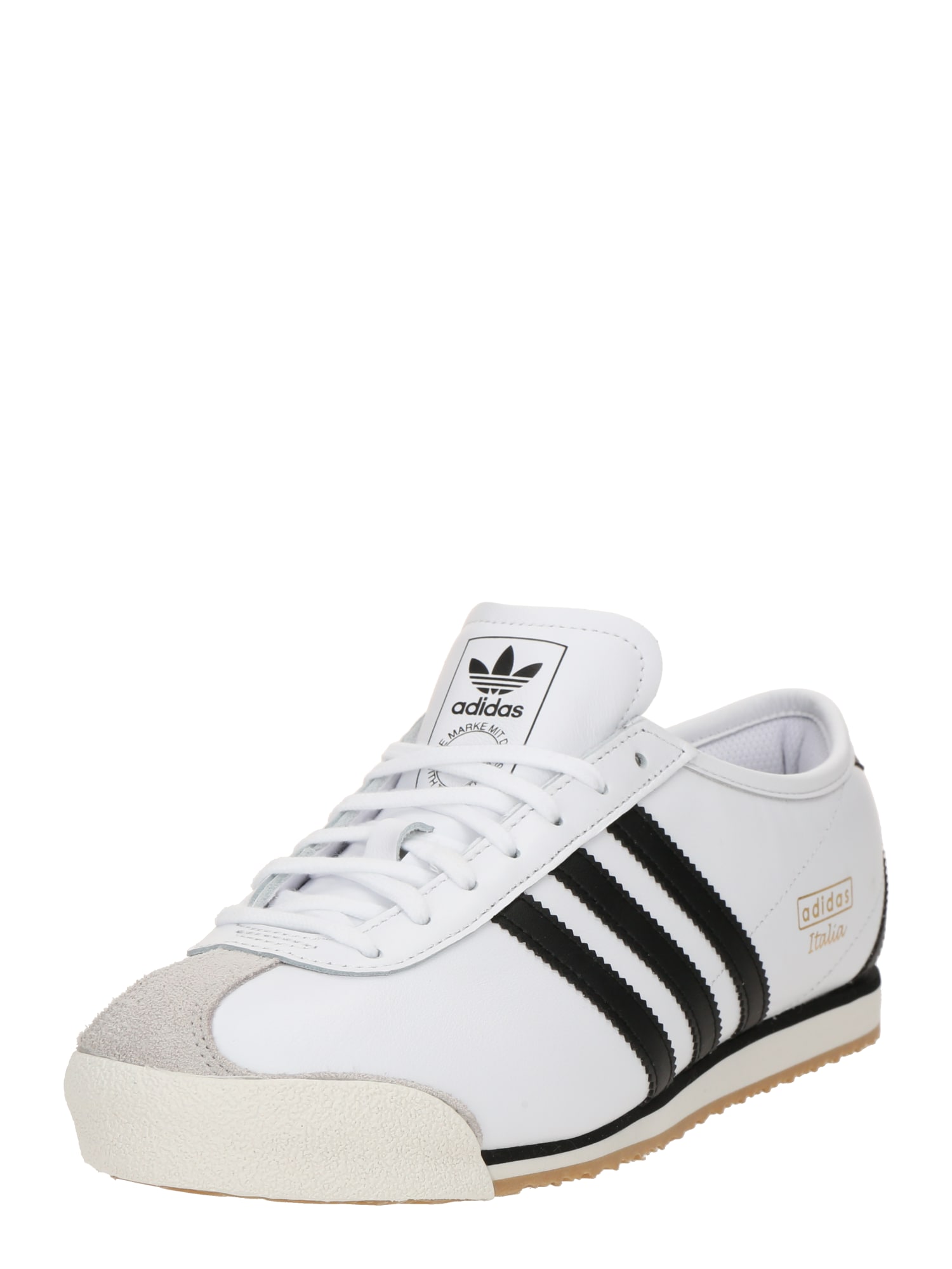 ADIDAS ORIGINALS Matalavartiset tennarit 'ITALIA 70s' kivenharmaa / musta / valkoinen