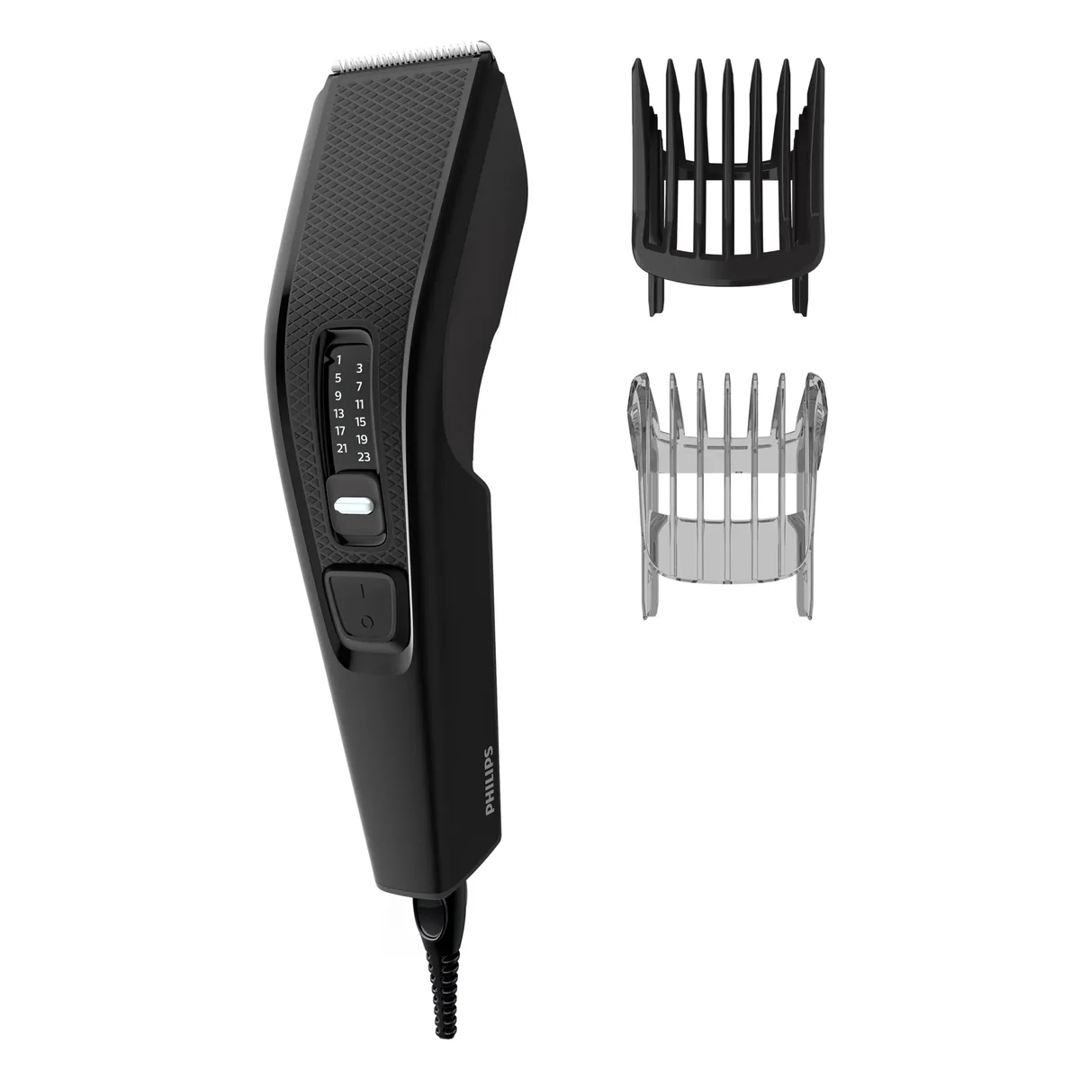 Philips Series 3000 HC3510/15 pestävä -hiustenleikkuukone, musta
