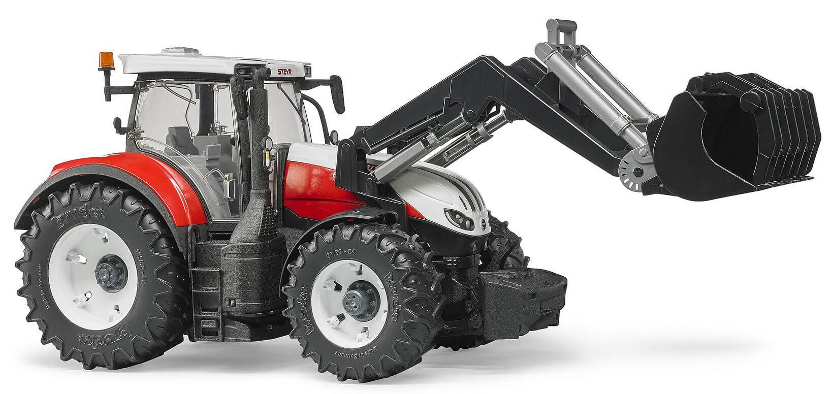 Lelu Traktori Steyr 6300 Terrus CVT etukuormaajalla (1:16), Bruder