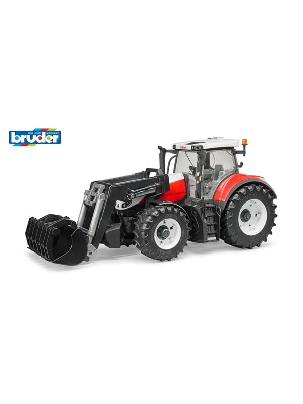 Lelu Traktori Steyr 6300 Terrus CVT etukuormaajalla (1:16), Bruder