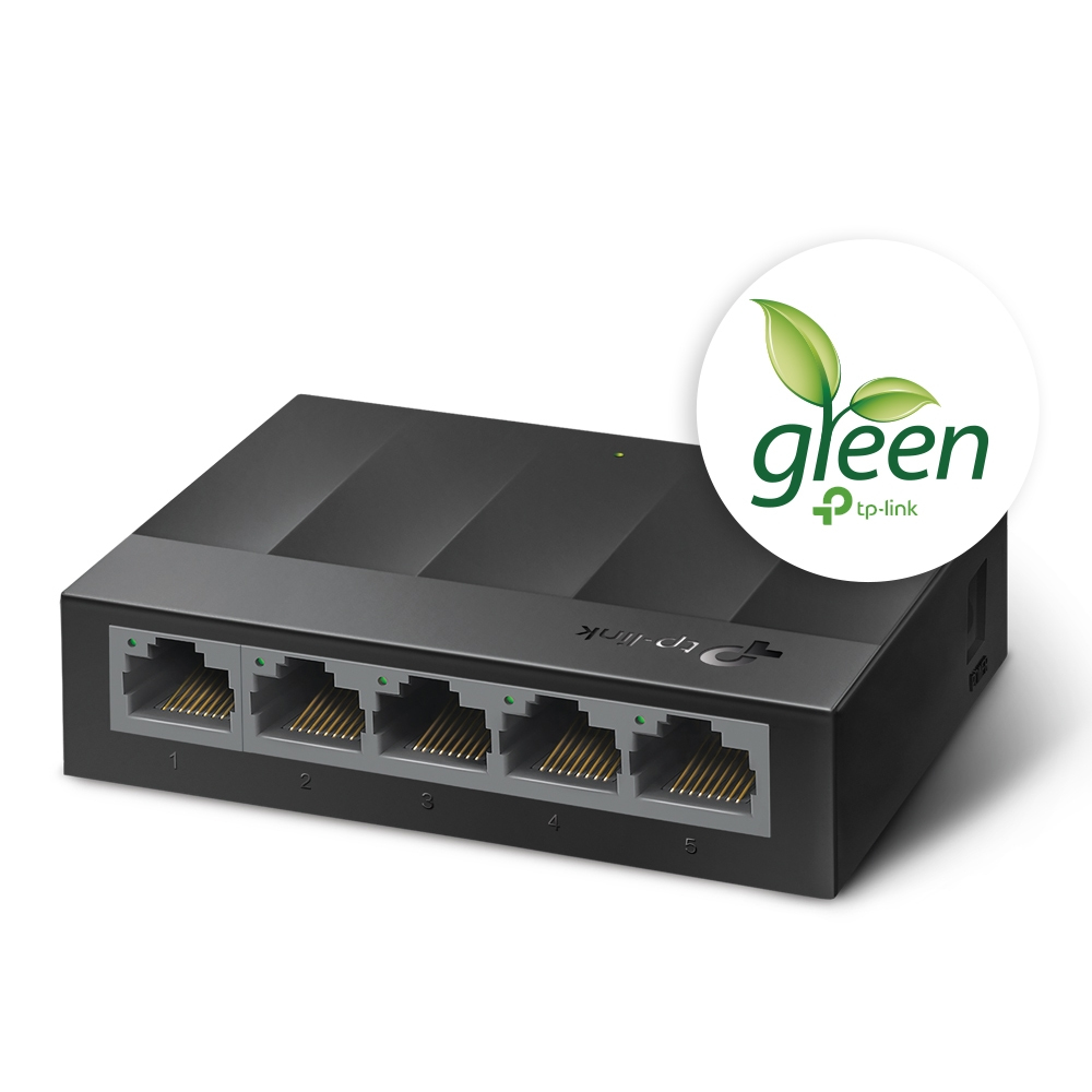 TP-Link LiteWave LS1005G 5-Port 10/100/1000 Mbps Desktop Switch