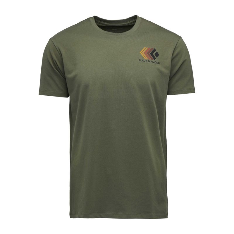 Black Diamond M Faded Ss Tee Tundra - S