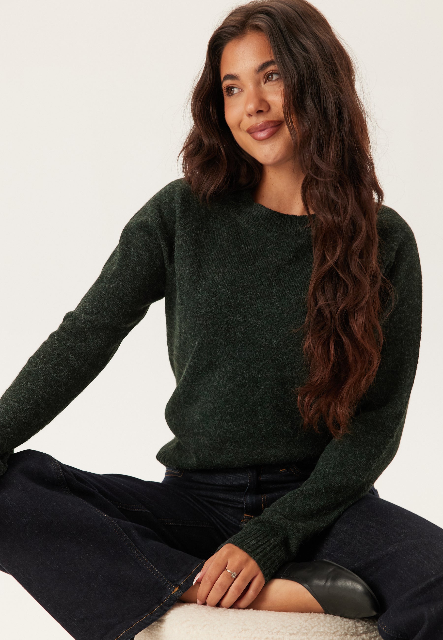 VERO MODA Neulepaita 'Doffy' kuusi / pastellinvihreä