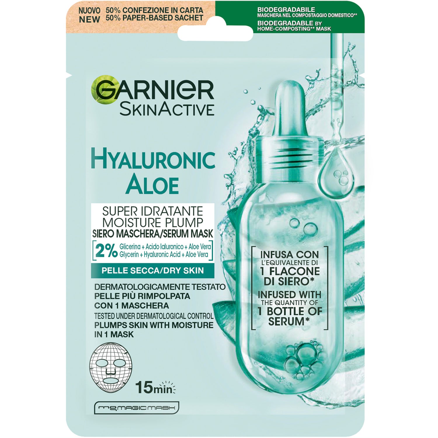 Garnier Moisture Bomb Aloe Sheet Mask 28 g