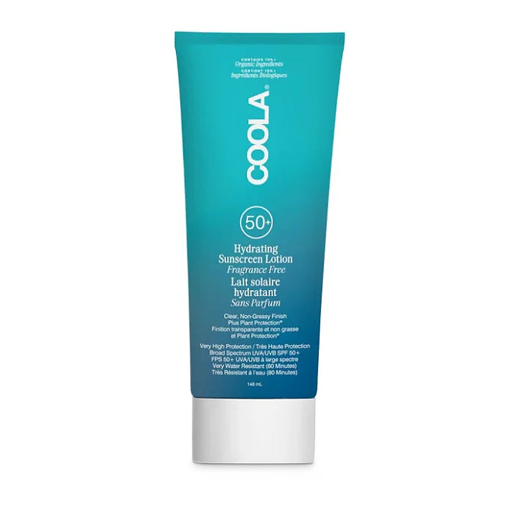 Coola Hydrating Sunscreen Lotion SPF 50+ — kosteuttava aurinkovoide ilman tuoksua 148 ml