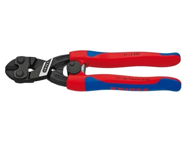 KNIPEX mini-pulttisakset, koboltti, jousella