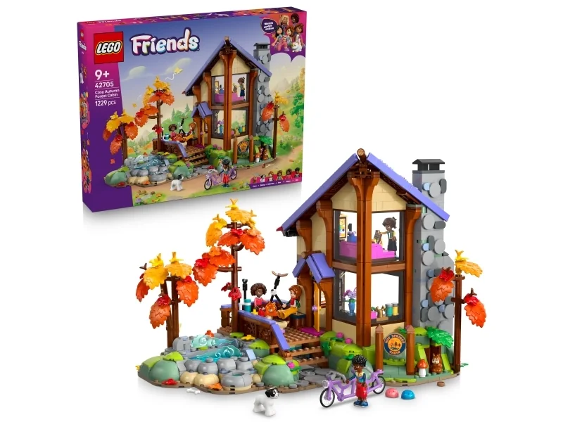 LEGO Friends 42705 Mukava mökki syysmetsässä