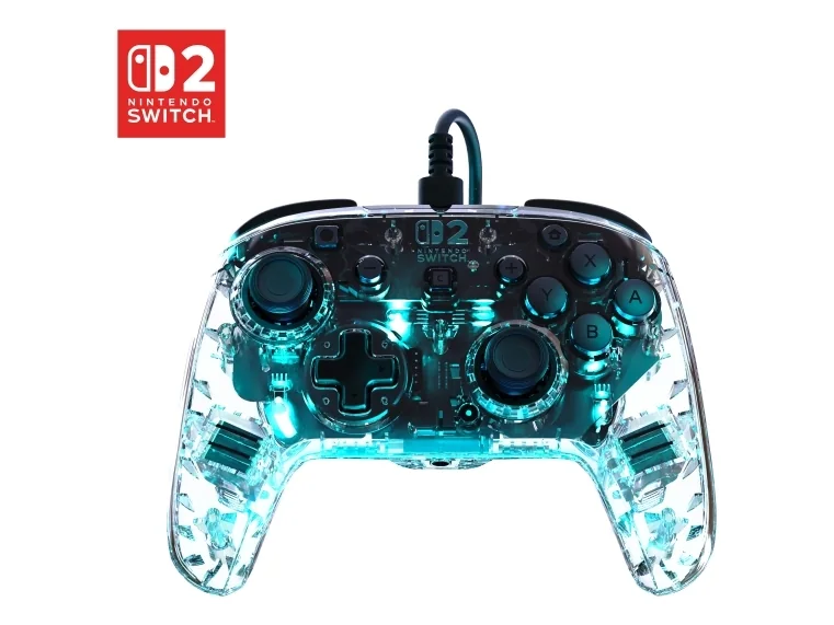 Turtle Beach Afterglow - Clear - Wired Controller - Nintendo Switch