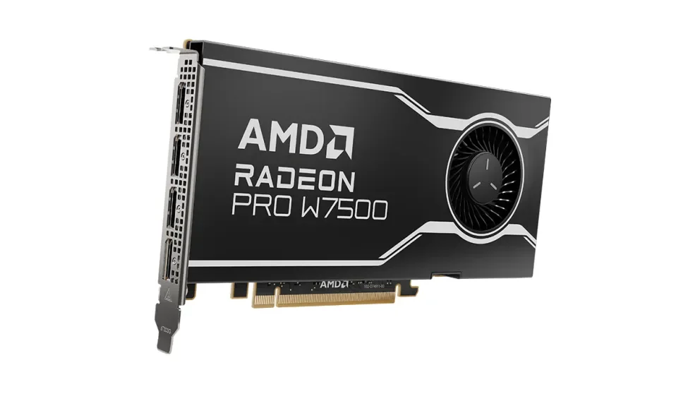 AMD Radeon Pro W7500 - 8GB GDDR6 RAM - Näytönohjaimet