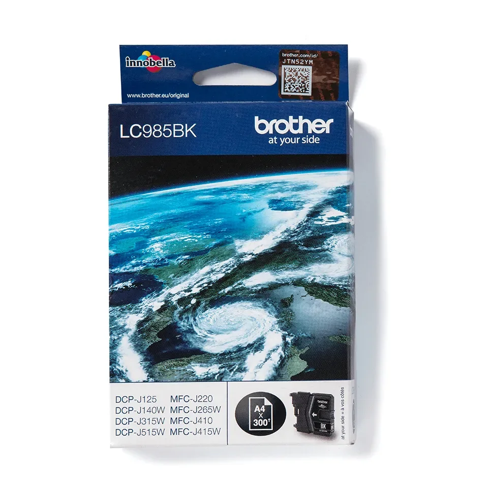 Brother LC985BK-mustekasetti, 10 ml, musta
