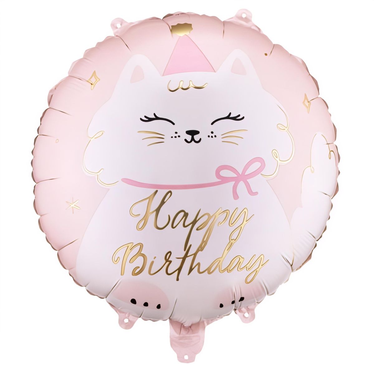 Foliopallo - Happy Birthday kissa, 35 cm