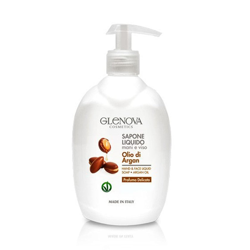 Glenova Glenova Nestesaippua käsille ja kasvoille Arganöljy 500 ml