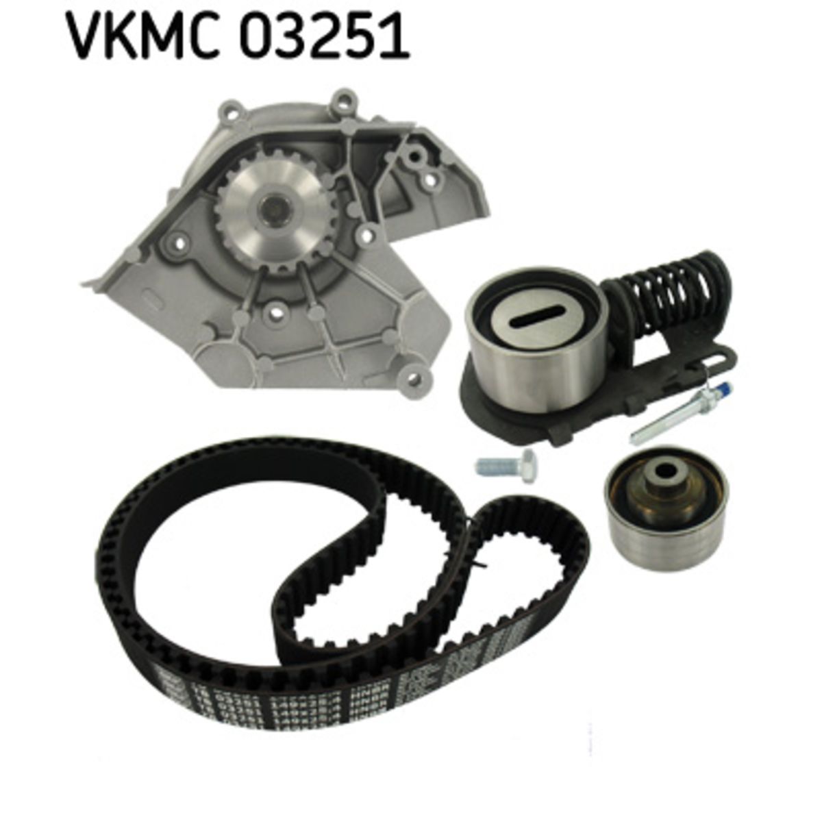 Vesipumppu + jakohihnasarja SKF VKMC 03251