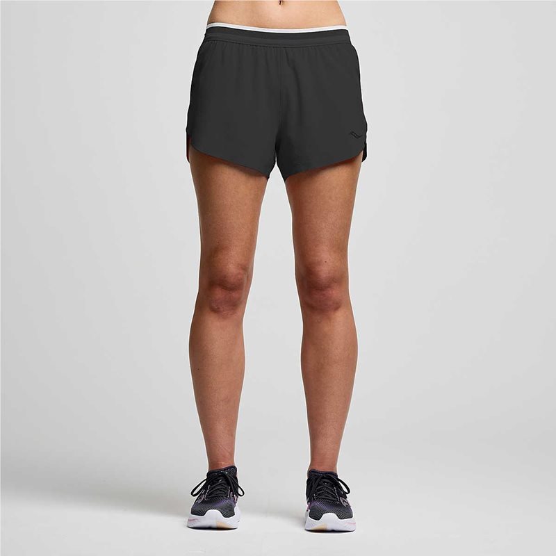 Saucony Kinvara 3" Short W Black - L