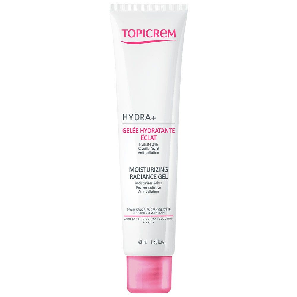 Topicrem Hydra+ - Luminous Moisturizing Jelly - Dehydratoitunut herkälle iholle 40 ml