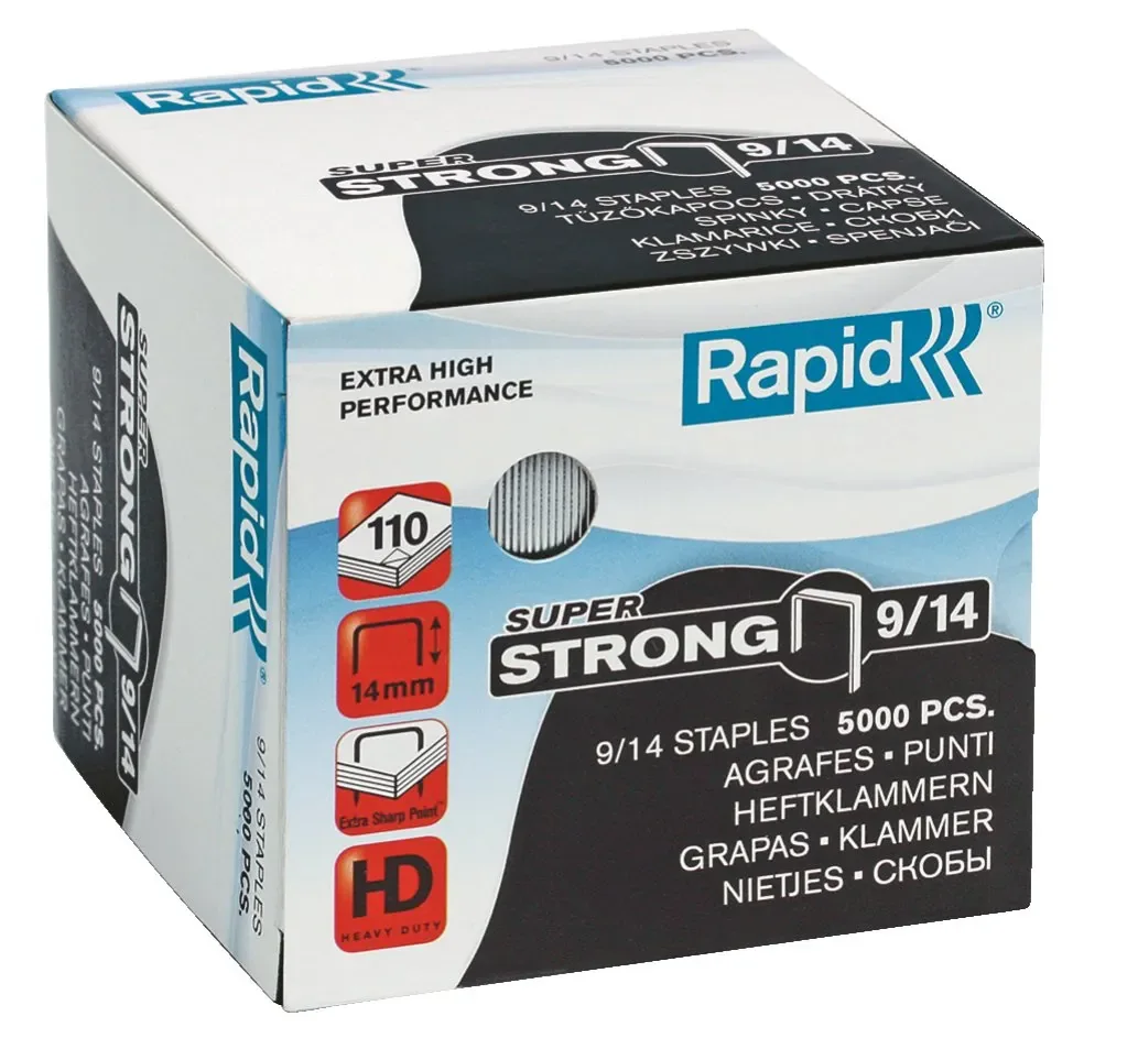 Rapid Super Strong - staples - 9/14 - 14 mm - pack of 5000