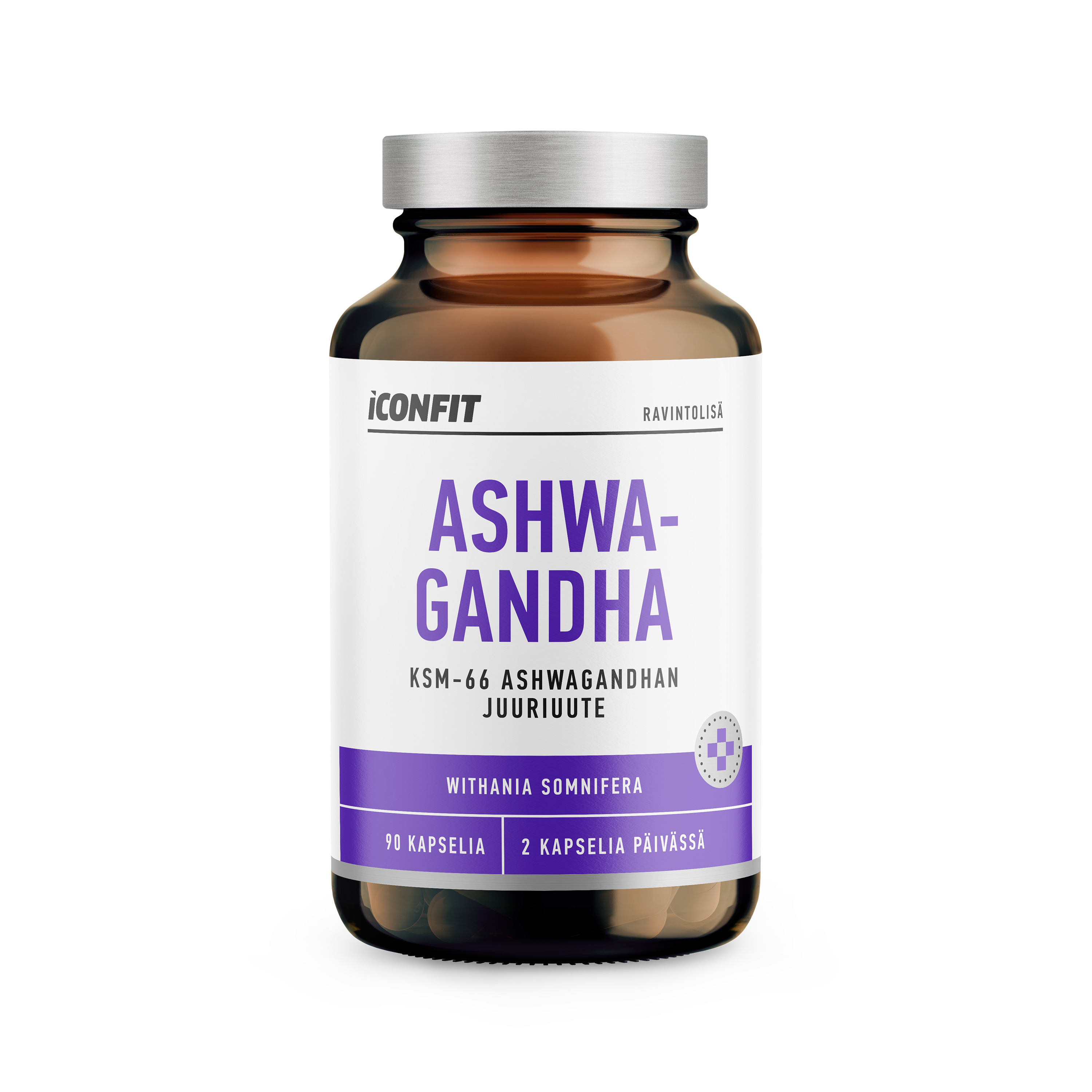 Iconfit Ashwagandha (KSM66 Ashwagandhan juuriuute), 90 kpl