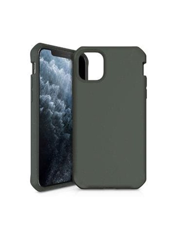 ITSKINS FERONIA BIO-skal till iPhone 11 Pro Max / XS Max® Midnight Green
