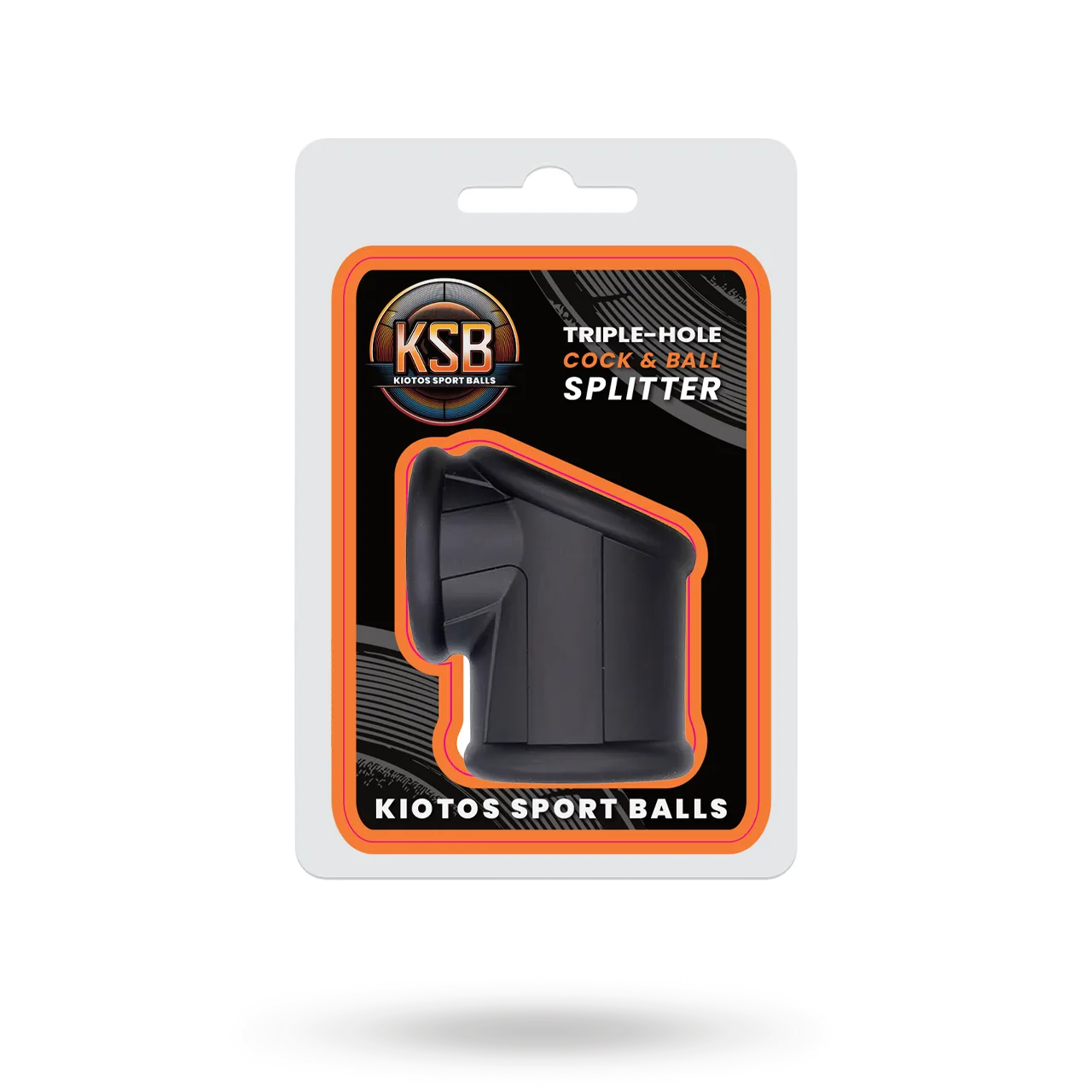 KSB Triple-Hole Cock & Ball Splitter Penis- ja kivesrenkaat