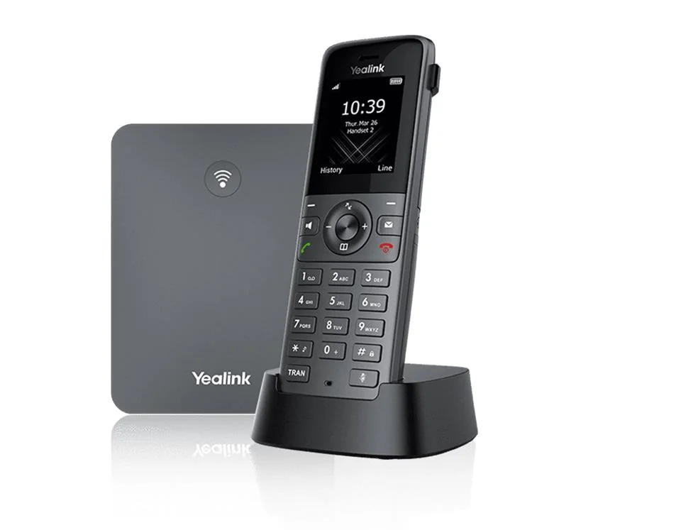 Yealink W73P, IP-mobiilipuhelin, Harmaa, Johdoton puhelin, 100 entries, TFT, 4,57 cm (1.8)