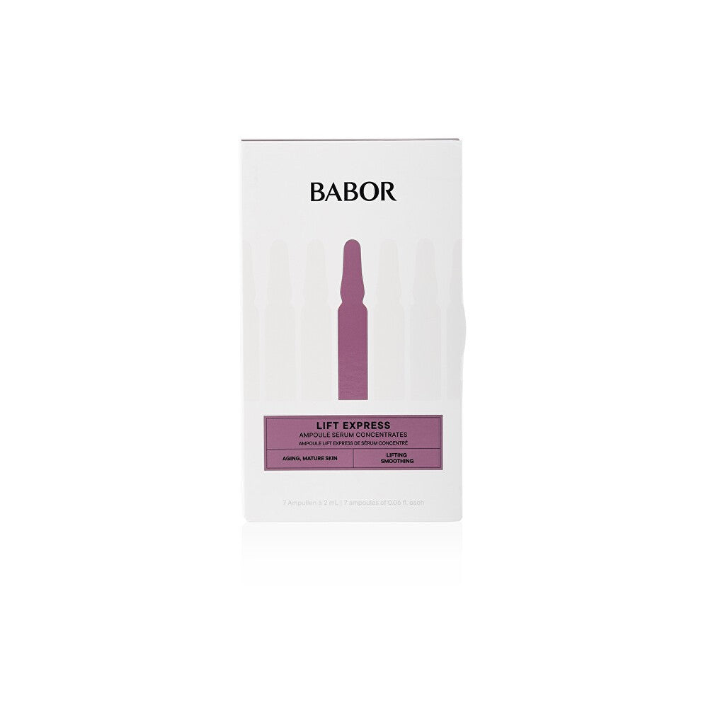 BABOR Ampullitiivisteet Lift Express ikääntymistä estävät ja kiinteyttävät injektiopullot 7x2 ml