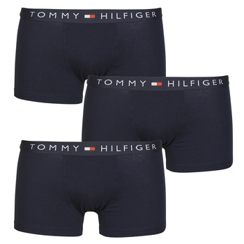 Tommy Hilfiger Underwear Bokserishortsit 'Essential' tummansininen / punainen / valkoinen